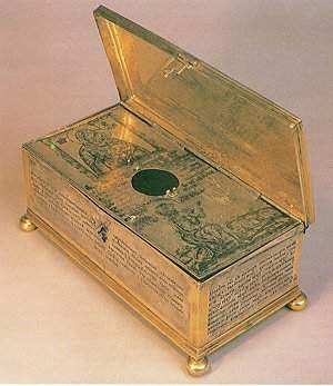 Ковчег для мощей преподобной Марии Египетской. XVIII век