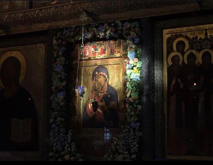 В Сретенском монастыре встретили праздник Владимирской иконы Божией Матери
