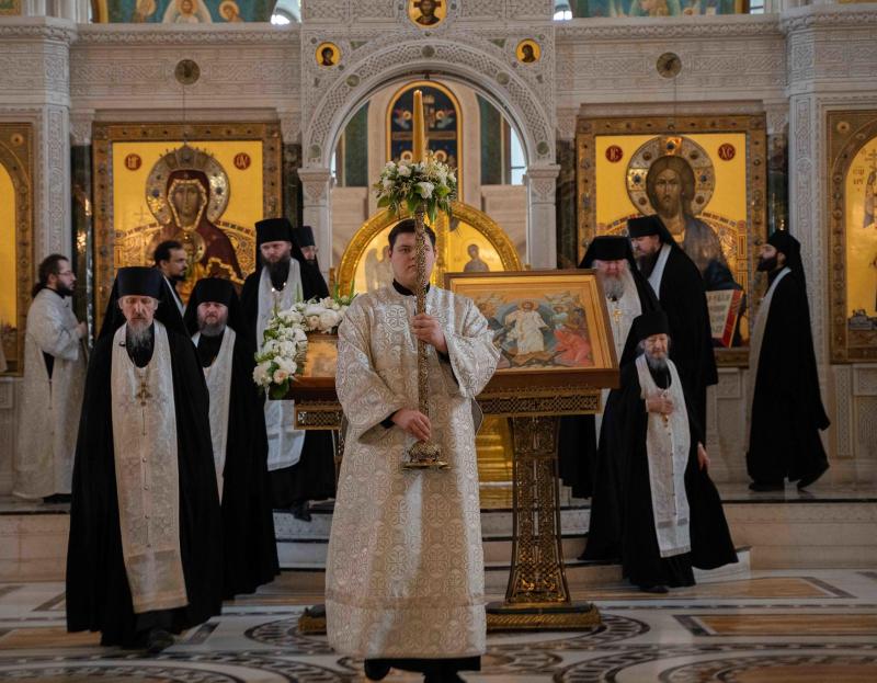 В обители вспоминают святых князей Димитрия Донского и Евдокию Московскую