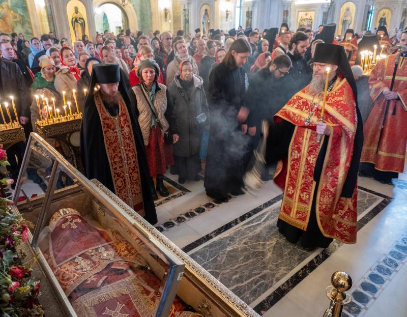 В Сретенской обители почтили память небесного покровителя