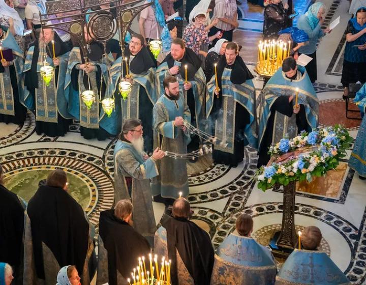 Сретенский монастырь встретил праздник Владимирской иконы Божией Матери