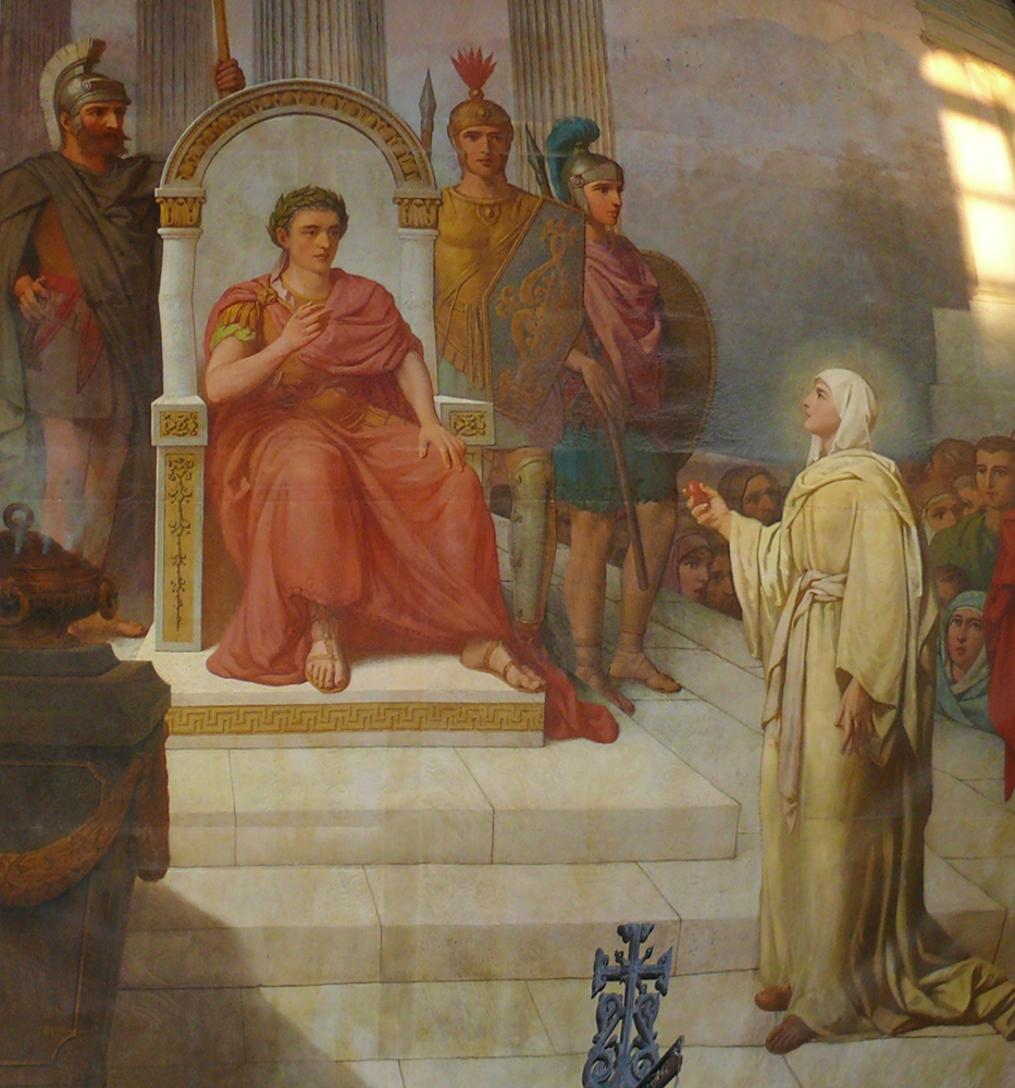 Фото 2. Мария Магдалина и Тиберий, фреска.jpeg