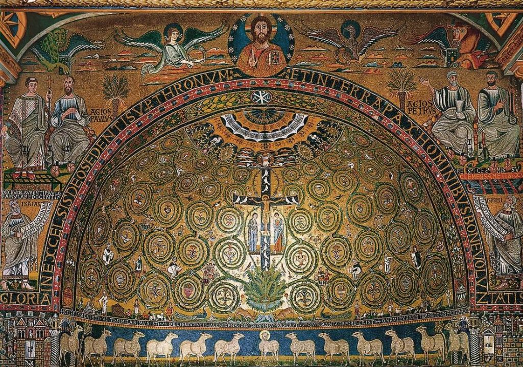 1. Древо Жизни. Мозаика. Базилика Сан Клементе, Рим (Италия).jpg