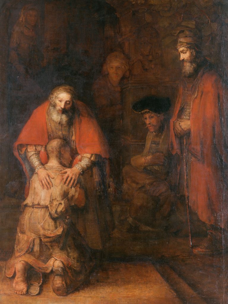 Рембрандт. Возвращение блудного сына. ок. 1666&mdash;1669. Эрмитаж о.jpg