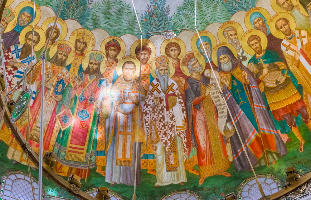 Новомученики фреска
