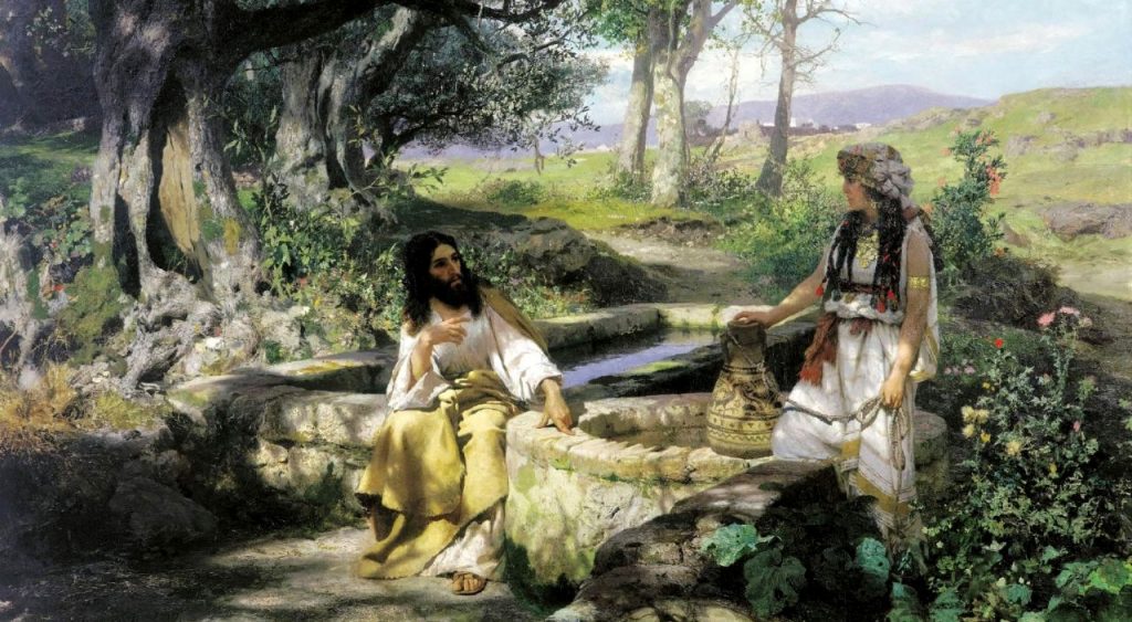 Христос и самарянка. Худ. Генрих Семирадский.jpg