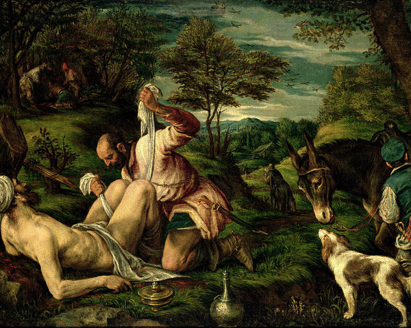2. Притча о добром самарянине. Худ. Франческо Бассано, 1575 год.jpg