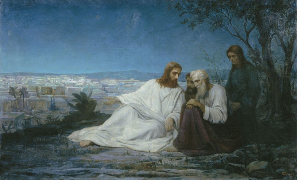 Боткин Михаил Петрович. Беседа Христа с учениками. 1867.jpg