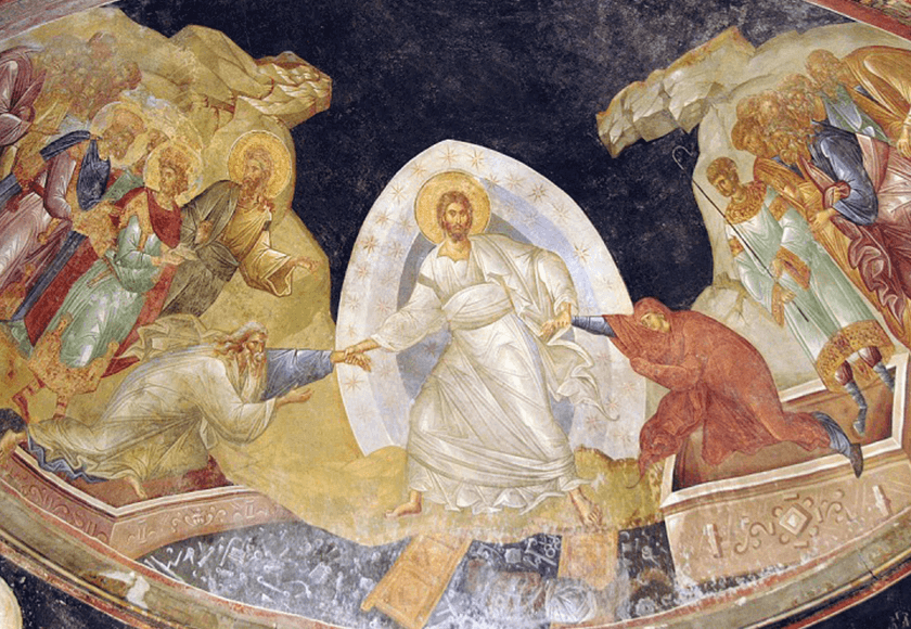 2. Воскресение Христово. Фрески собора Хора.png